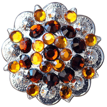 Brown Crystals Berry Bling Headstall Tack Hilason